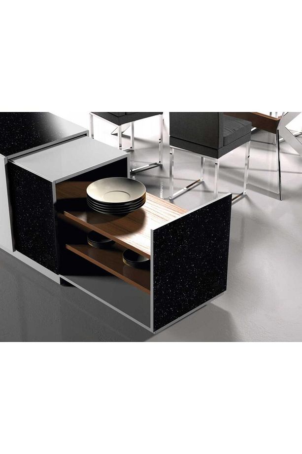 349-8297 Parlak Siyah Granit Desen Yapışkanlı Folyo (67,5CM X 1MT) - 7
