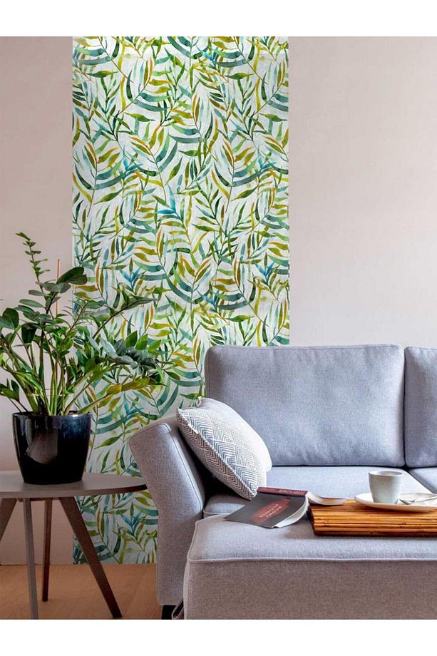 349-3253 Tropikal Yaprak Desen Yapışkanlı Folyo (45CM X 1MT) - 3