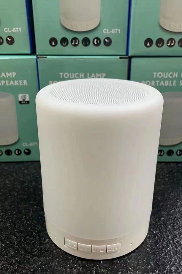 Cl-671 Şarjlı Dokunmatik Gece Lambalı Bluetooth Hoparlör Wlzor - 2