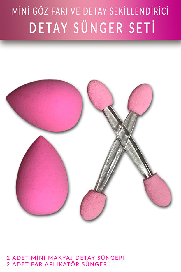 Mini Makeup Sponge Eyeshadow Applicator - Detail Sponge Set - 1