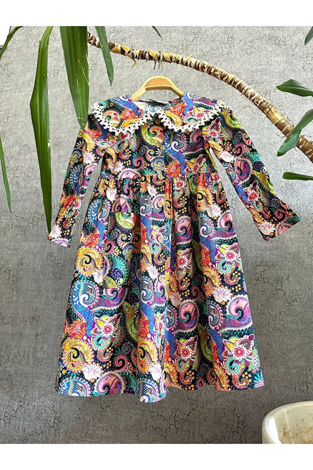 Πολύχρωμο φόρεμα Ahsen - 1