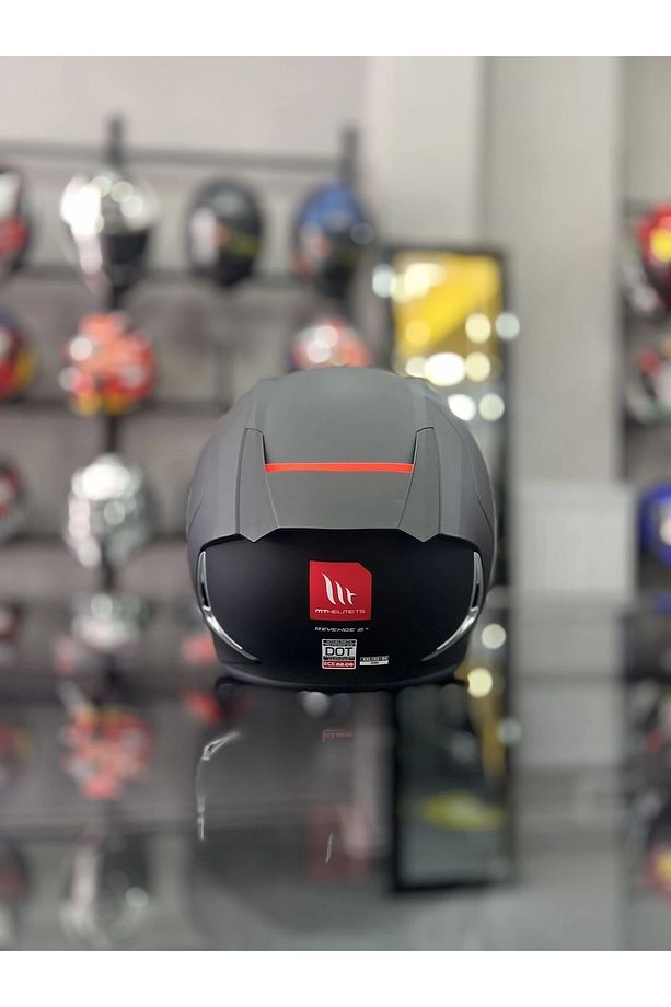 Helmets Revenge 2 Matt Siyah Kask Şeffaf Vizörlü - 3