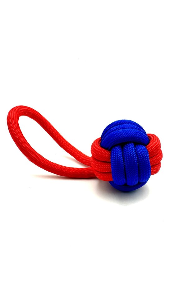 Ultra-Sturdy Dental String Stress Ball Dog Toy
