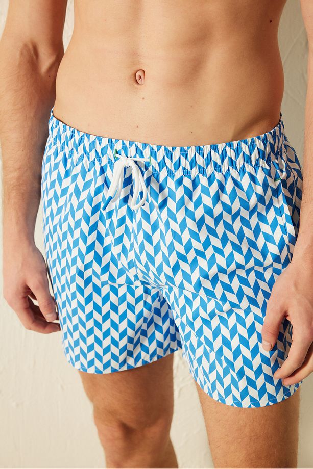 Herringbone Erkek Deniz Şortu - 2