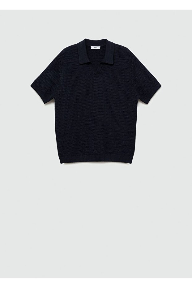 Örgülü polo gömlek - 3