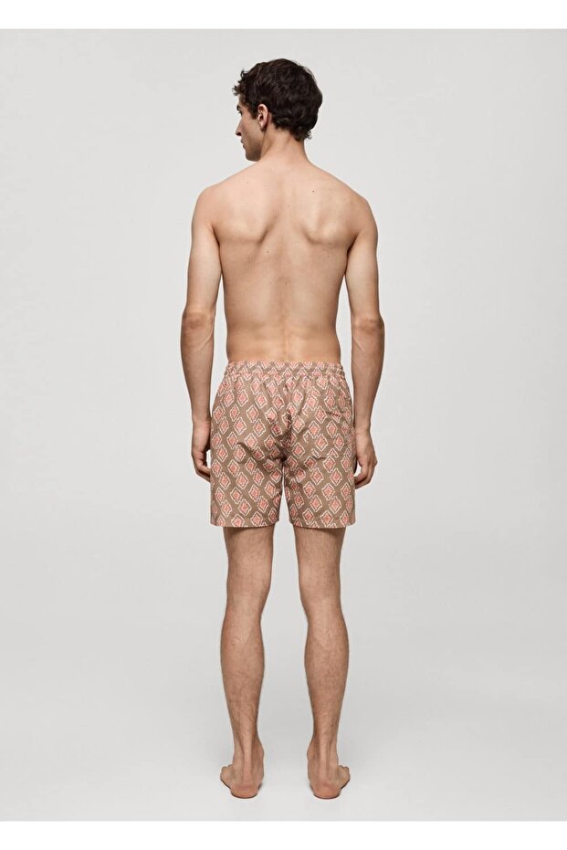 Geometrik desenli mayo - 4