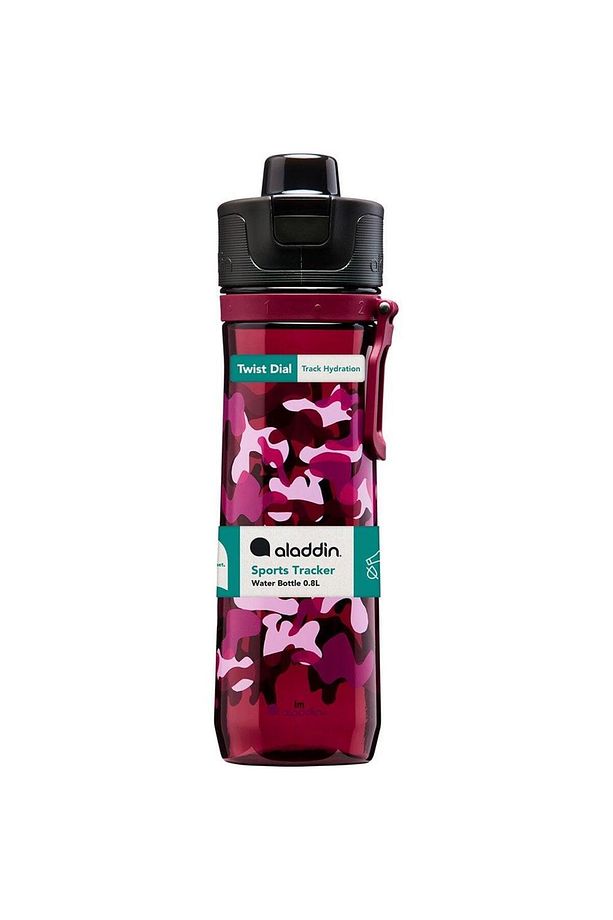 10-10894-004 Sports Tracker Su Takipli Tek El Su Matarası 0,80 Lt Bordo - 4
