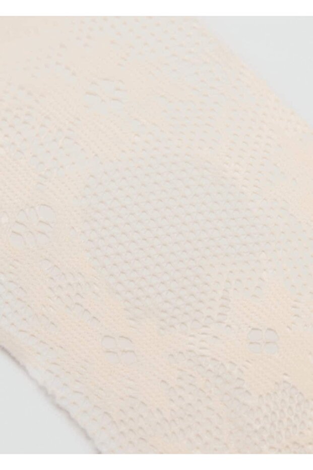 Dantel Tasarımlı Çorap - 1