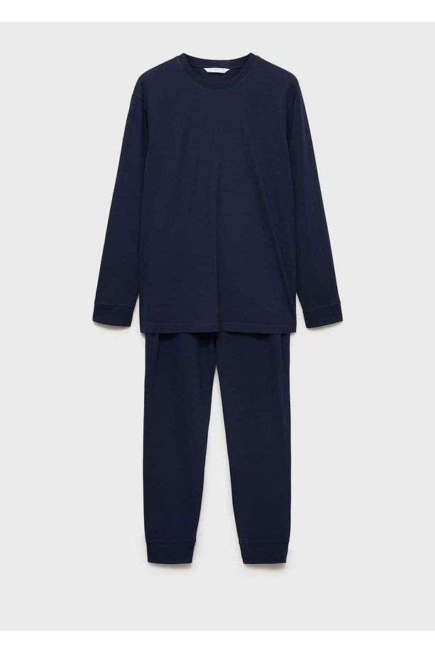 %100 Pamuklu Uzun Pijama Takımı - 3