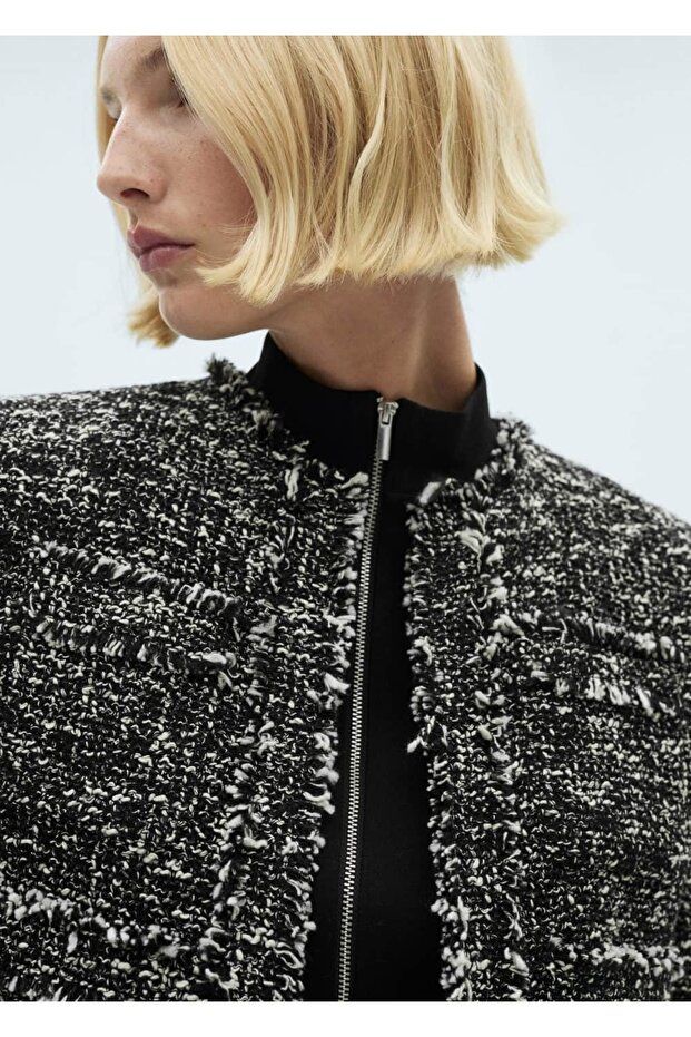 Dikişsiz Tüvit Ceket - 5