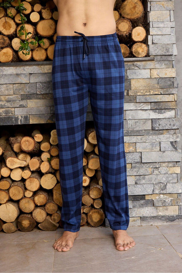 100% Cotton Plaid Pajama Bottoms - Modern and Comfortable Design (M-2Xl) -With Different Color Options