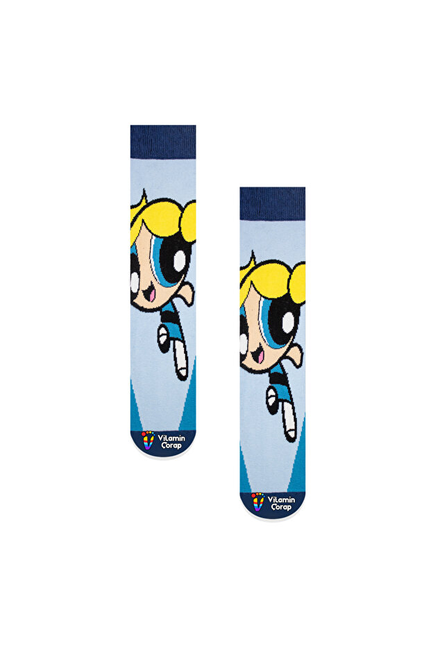 جوارب ملونة بالفقاعات - 1