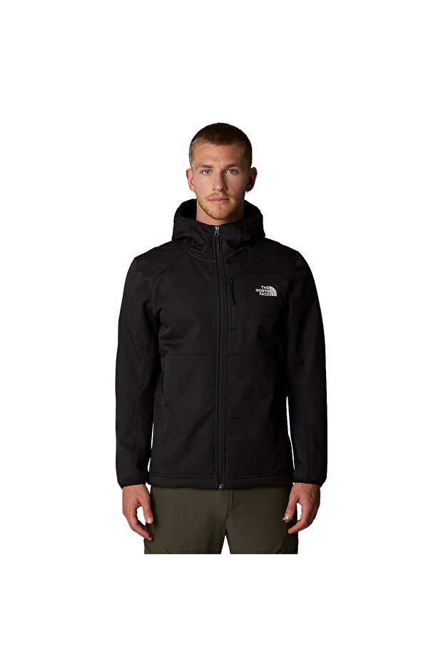 Quest Hooded Softshell Men's Black Outdoor Jacket Nf0A3Yfp4H01