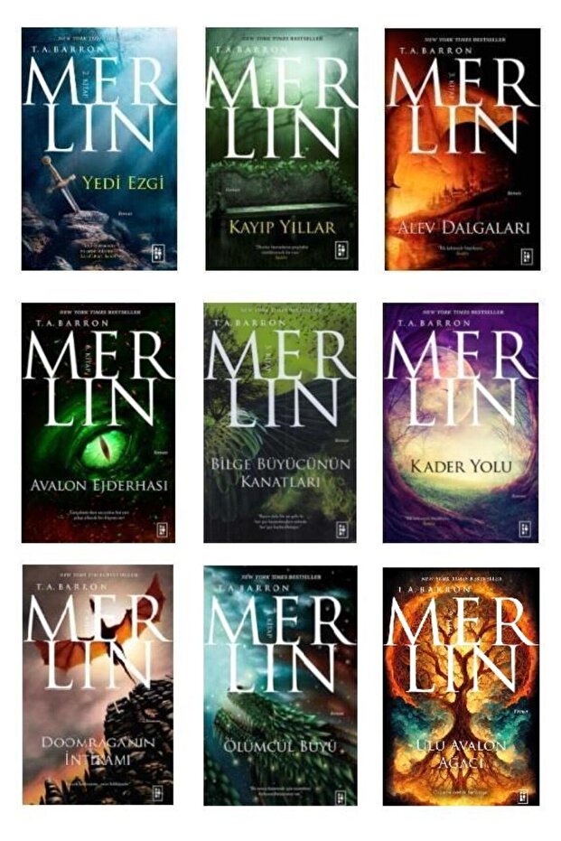 T. A. Barron Merlin Set (9 Kitap)