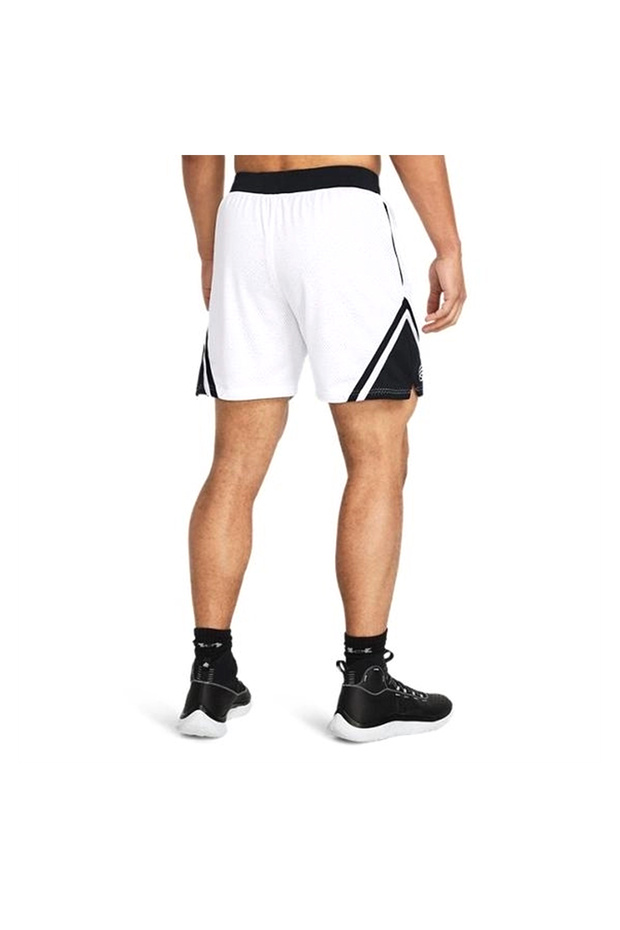 Curry Mesh 4 Erkek Beyaz Basketbol Şort 1384470-100 - 2