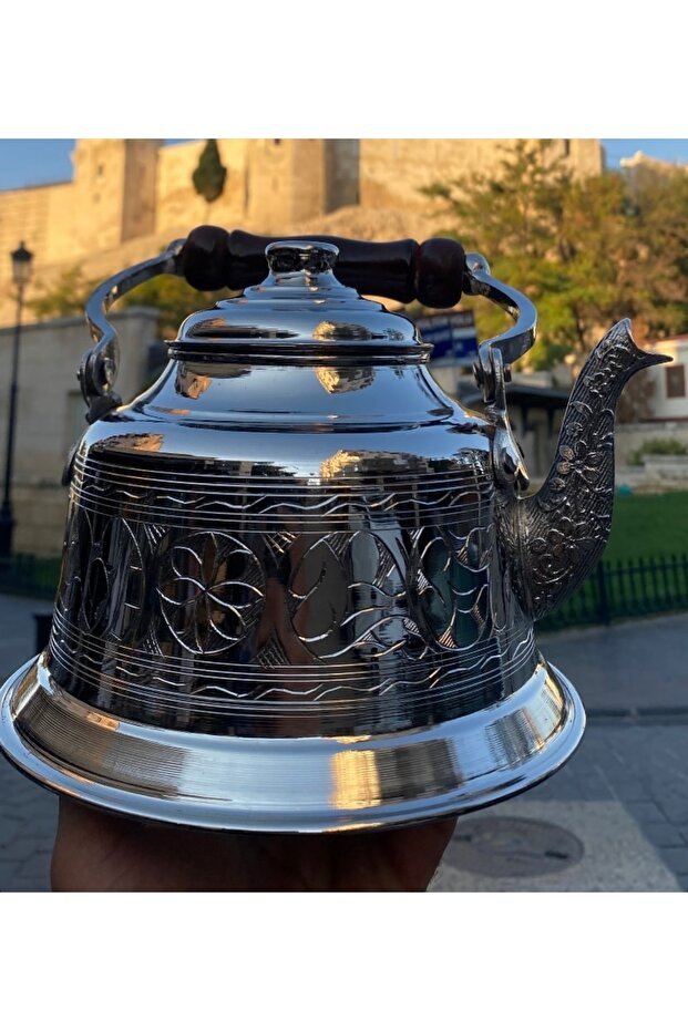 إبريق شاي نحاسي هوم ديكور - مقاوم للآلة - 7