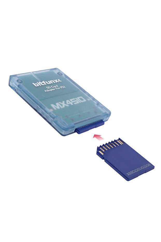 محول بطاقة SD/TF من Sd-blue Bitfunx Mx4sio Sio2sd لقارئ الألعاب لجهاز PS2 وPlaystation2 - 1