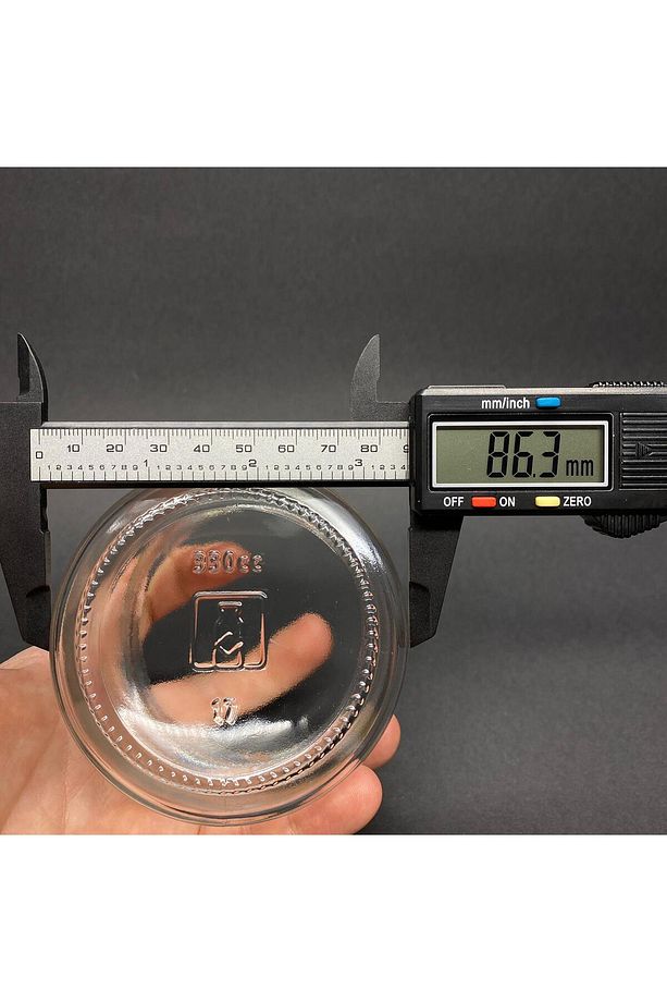 10 Adet 330 Cc Cam Magnolia Kavanozu Kapaklı - 4