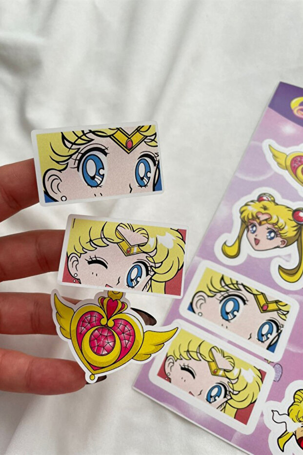 Sailor Moon Notebook, Ajanda Sticker Seti - 3