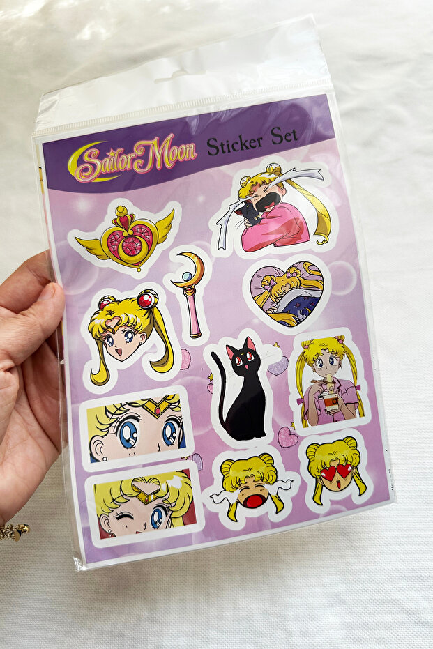 Sailor Moon Notebook, Ajanda Sticker Seti - 2