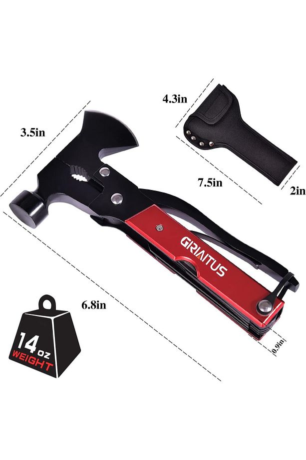 Çok İşlevli Alet 18'i 1 arada - Paslanmaz Çelik - Multi Tool - 3