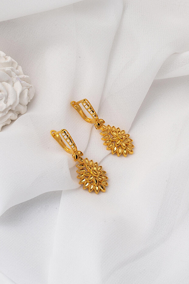 Yaprak 22 Ayar İkili Altın Set - 6