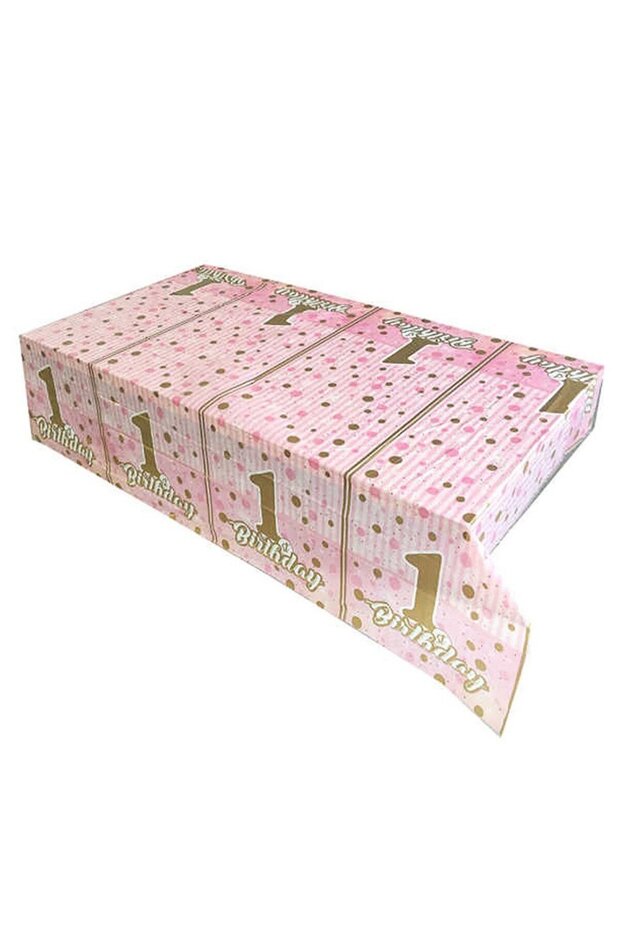 Table Cover Shiny First Birthday Girl
