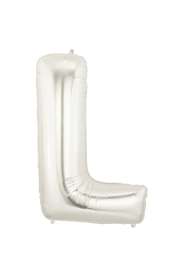 Letter L Foil Balloon 35 cm Silver