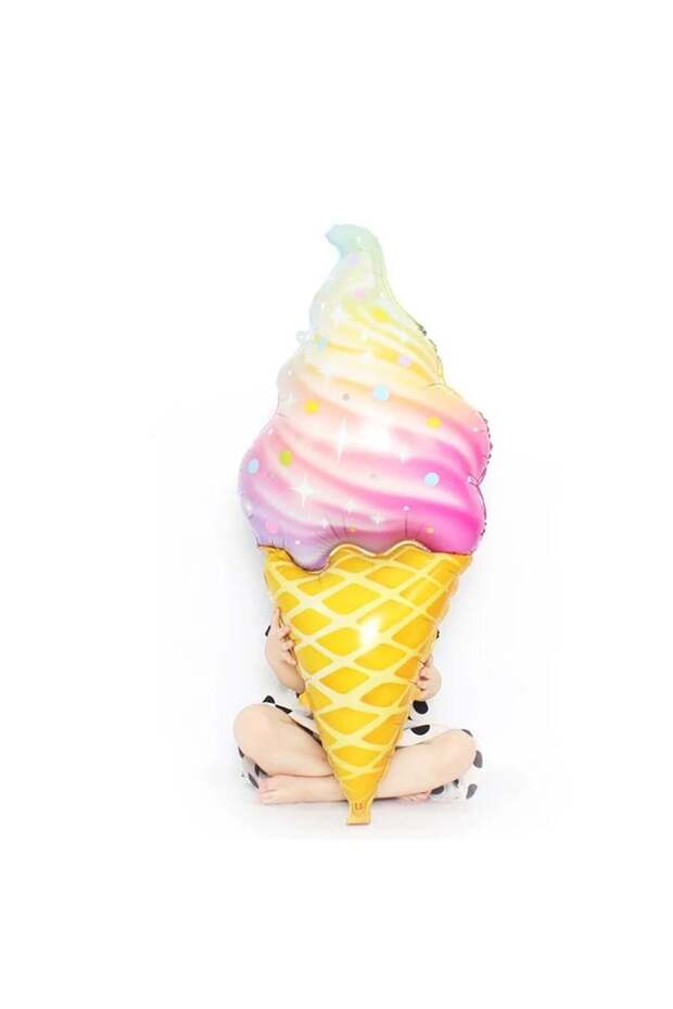 47" rainbow ice cream foil balloon