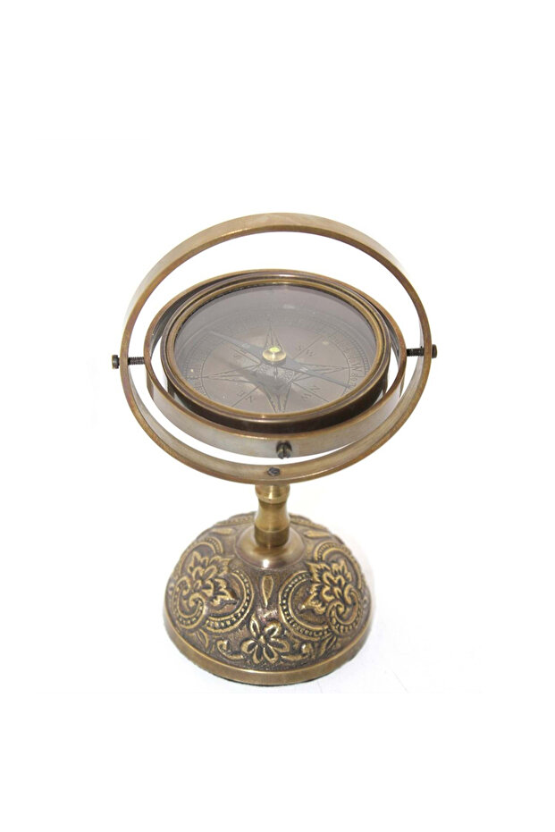 بوصلة نحاسية مزخرفة Ksk2082