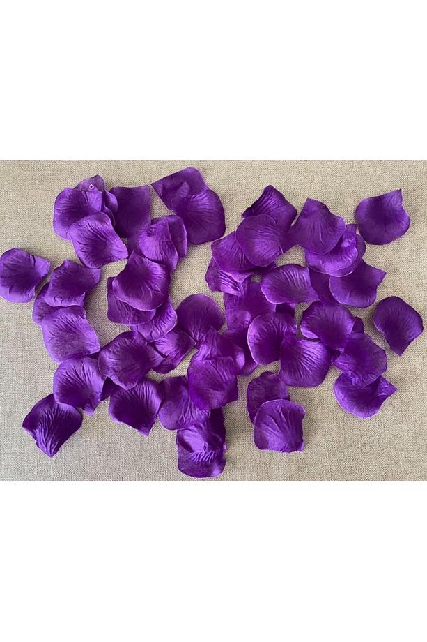 Yapay Mor Gül Yaprağı 5x5cm 96 Adet - Yapay Gül Yaprak - 6