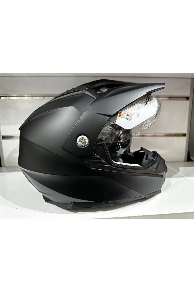 KASK SWAY SW-X60 MAT SİYAH CAMLI GÜNEŞ GÖZLÜKLÜ - 2