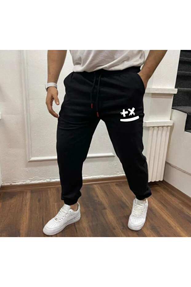 SMILE Paca Elastic Men's Waist Slimfit Sweatpants