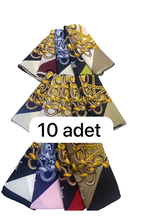 Fairytale Patterned Scarf 10 Pieces