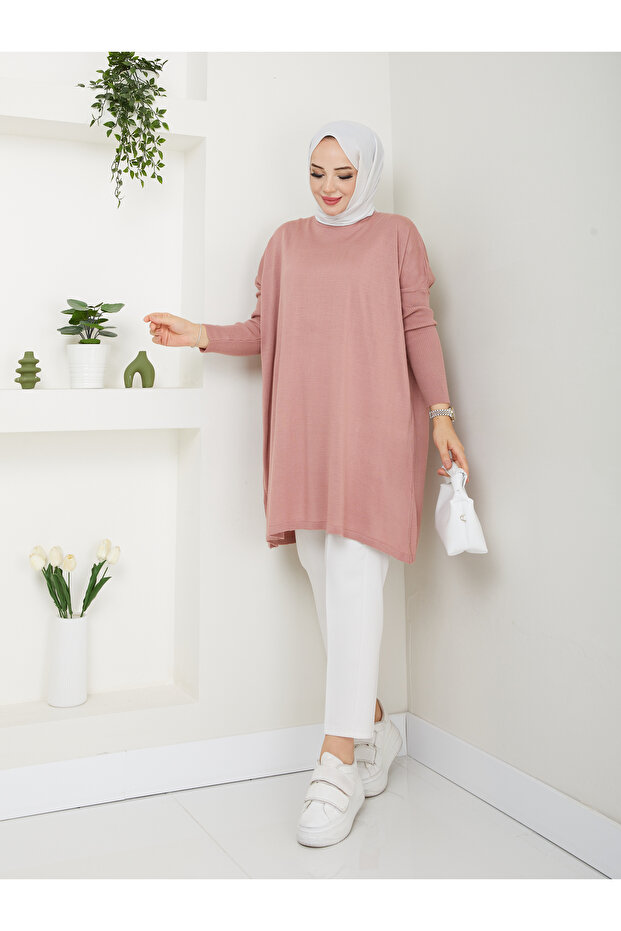 Harika Balıkçı Yaka Triko Tunik - 6