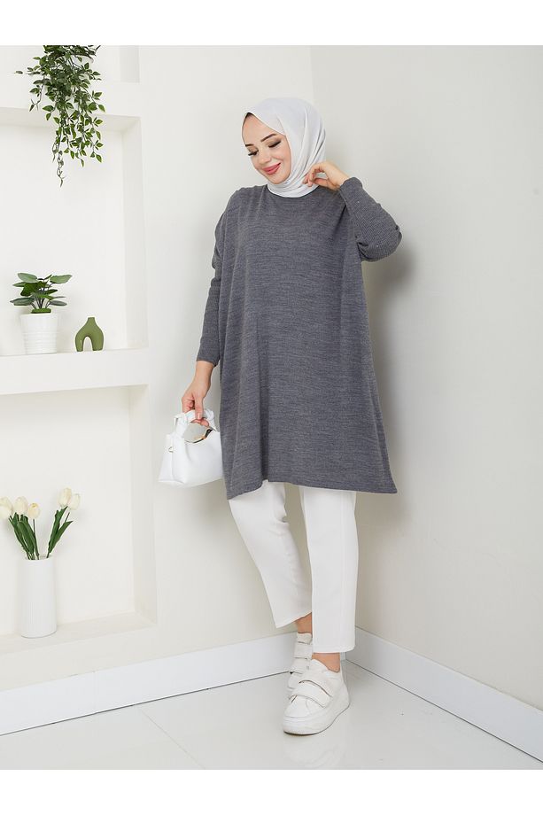 Harika Balıkçı Yaka Triko Tunik - 2