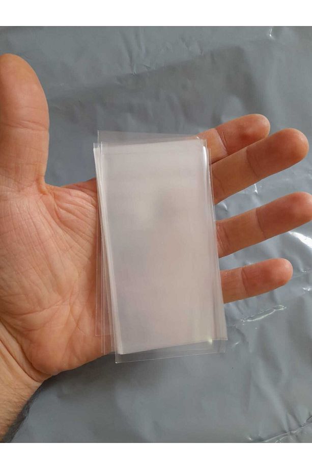 5x10 Cm Mini Şeffaf Jelatin Poşet Bantsız Düz 50 Adet - 5