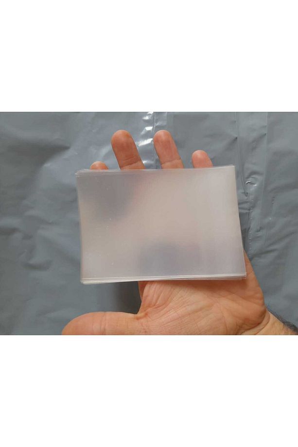 8x12 Cm Mini Şeffaf Jelatin Poşet Bantsız Düz 50 Adet - 3