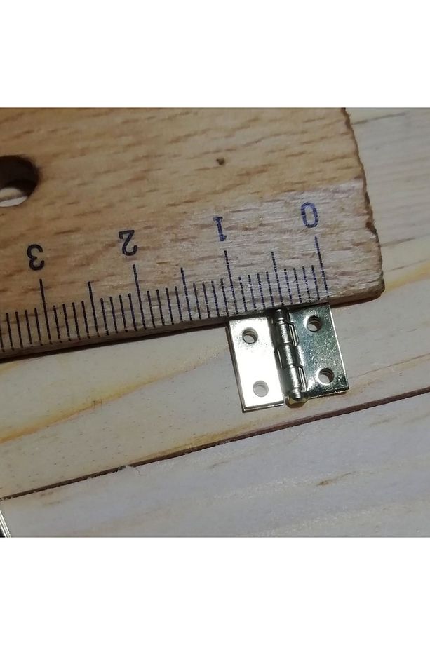 Mini Tavla Menteşe 10x11 Mm 20 Adet - Altın - 1 x 10 - 5