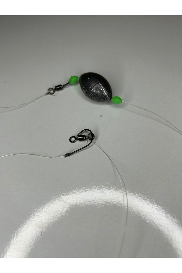 Lrf Için Özel Yapım Glowlu Tek Iğneli 5 gram Gezer Kurşunlu Hazır Olta Iğnesi Takımı Tekne Kıyı - 6