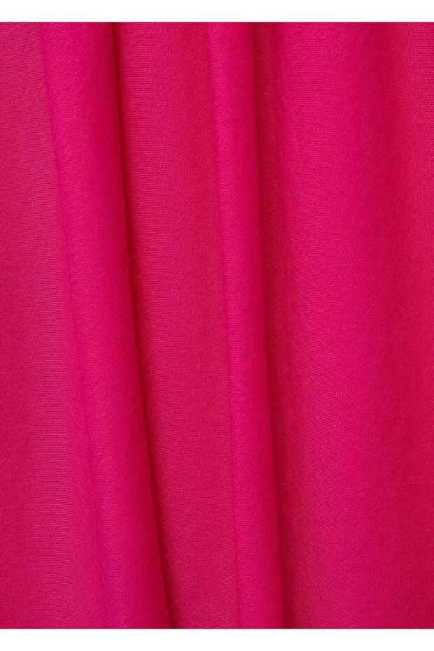 Dökümlü kısa elbise - 6