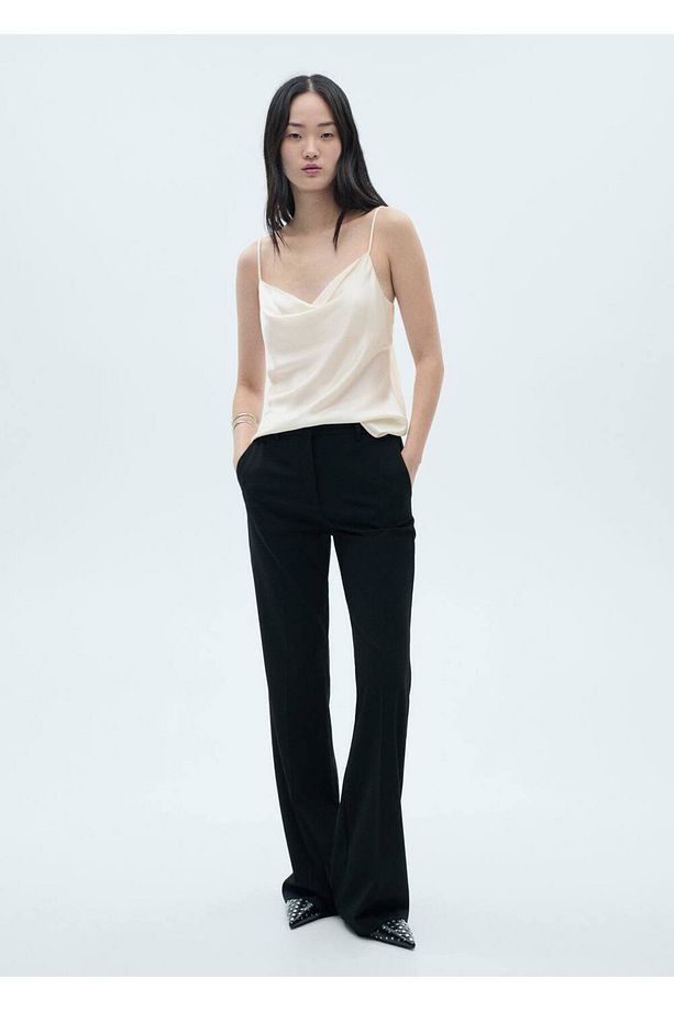 Saten ipek bluz - 2