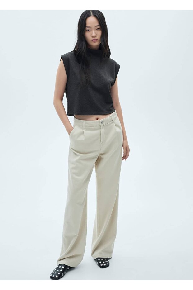 Triko cropped bluz - 7