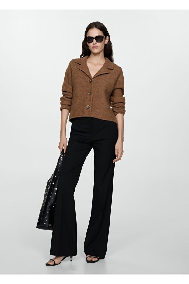 Buttoned knitwear jacket - 2