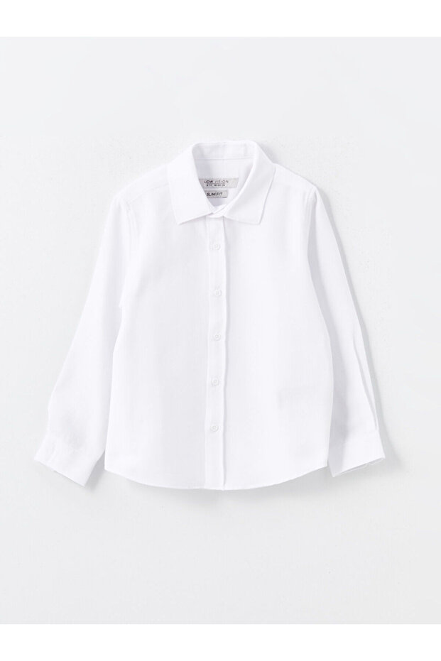 Lcw Basic Uzun Kollu Erkek Çocuk Gömlek - 1