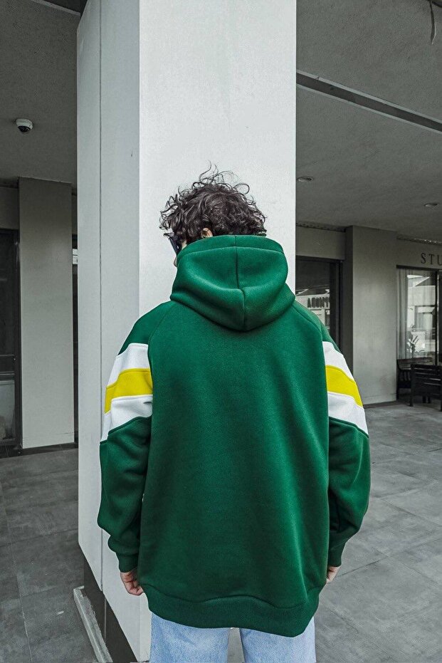 Brazil Oversize Unisex Kapüşonlu Sweatshirt - 2