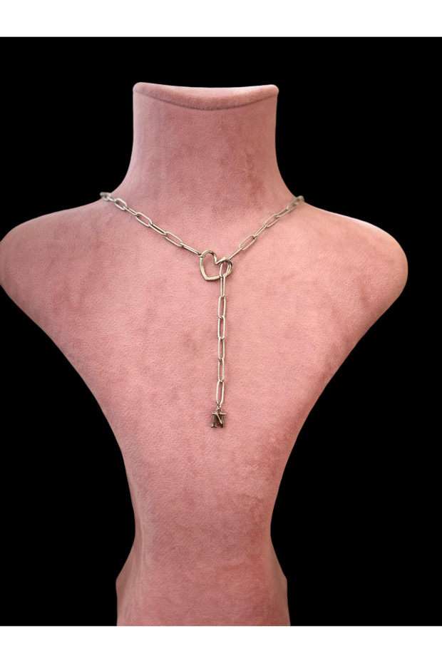 Kalp Çelik Paslanmaz Kolye - 3