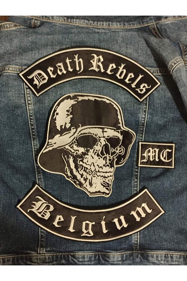 رقعة ظهر مطرزة كبيرة الحجم لراكبي الدراجات النارية - 1