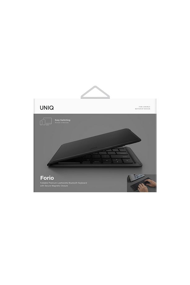 Forio Serisi Katlanabilir Kablosuz Bluetooth Klavye Ergonomik Ingilizce Q Type-C Şarjlı - 6