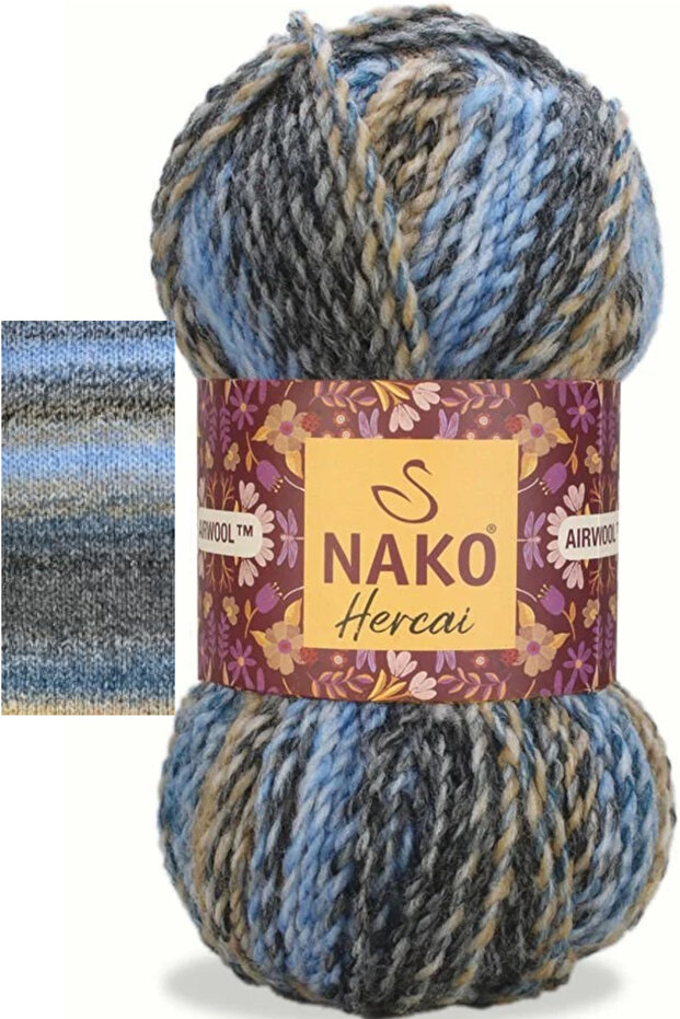 Hercai Ebruli El Örgü Ipi 7247 - 1